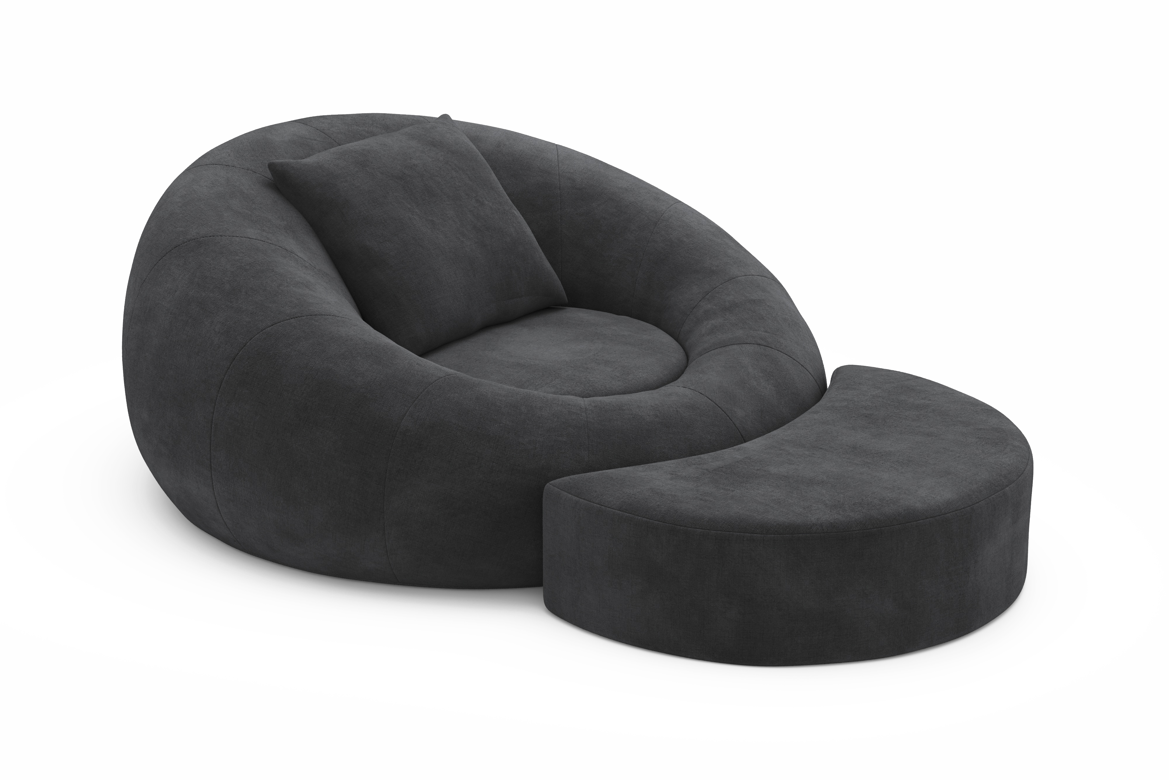 Grace Fabric Cuddle Seat with Footrest