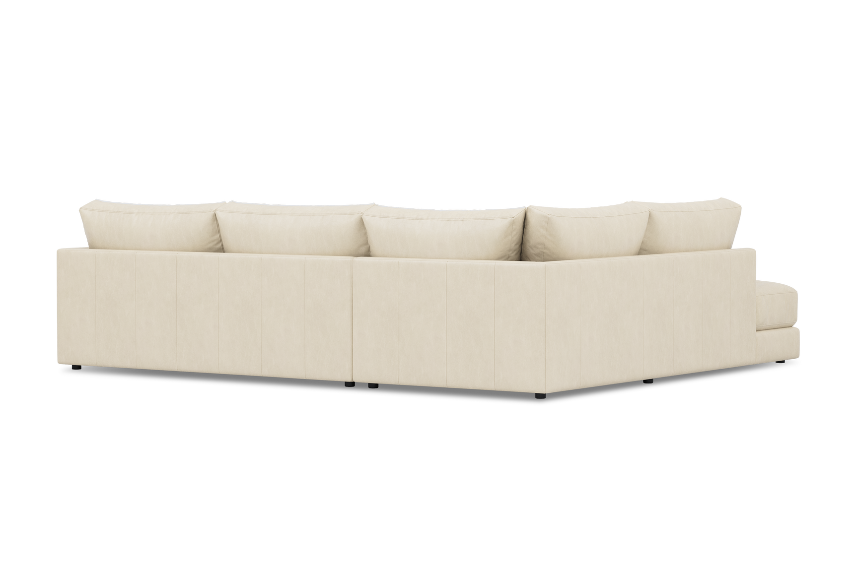 Serena Leather Sectional Sofa