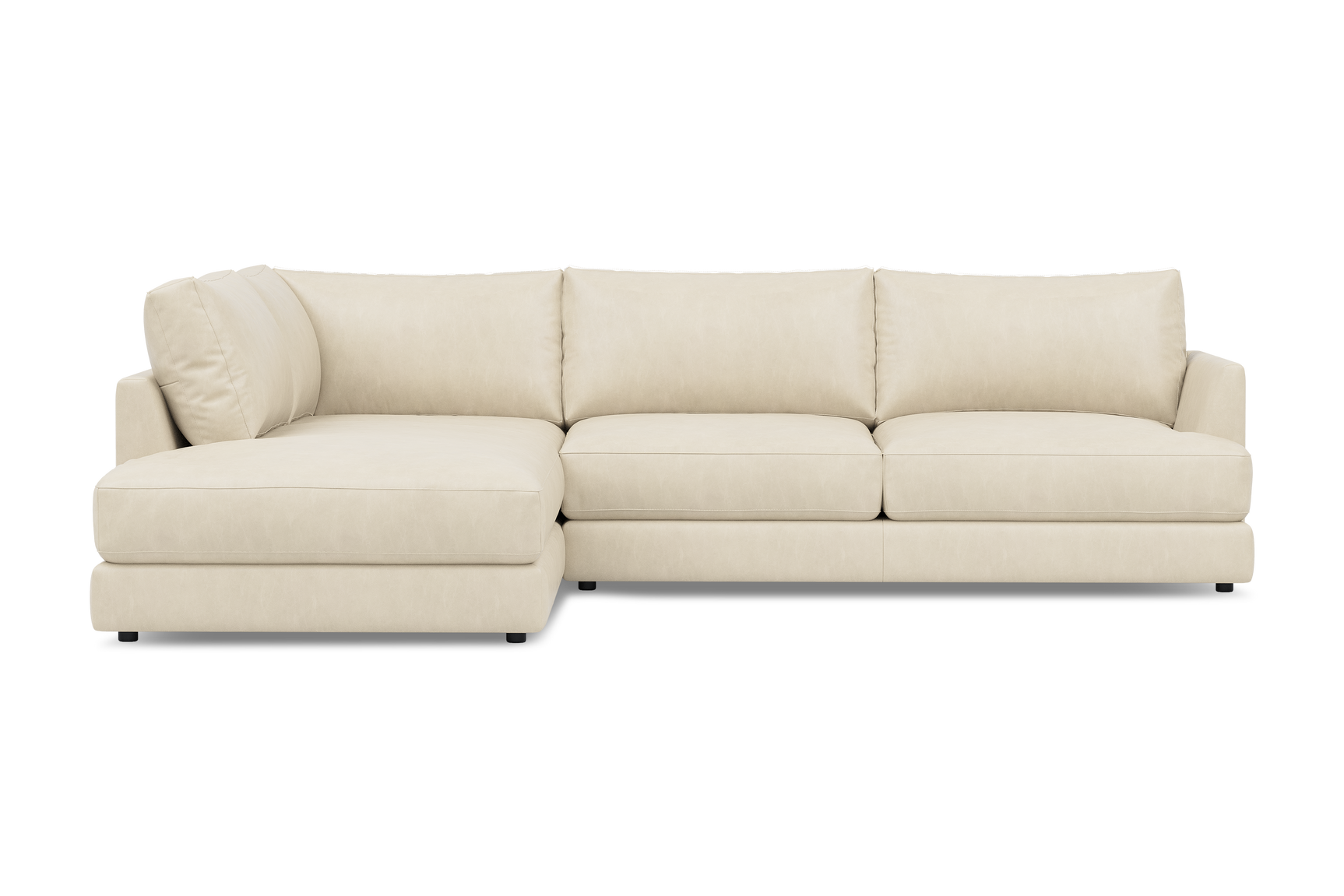Serena Leather Sectional Sofa
