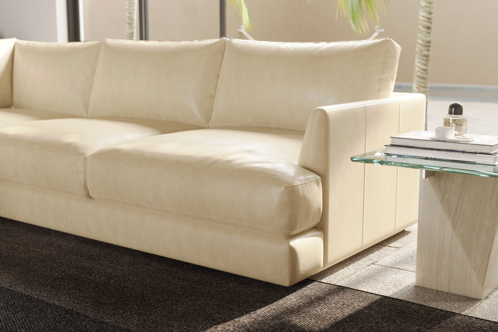 Serena Leather Sofa