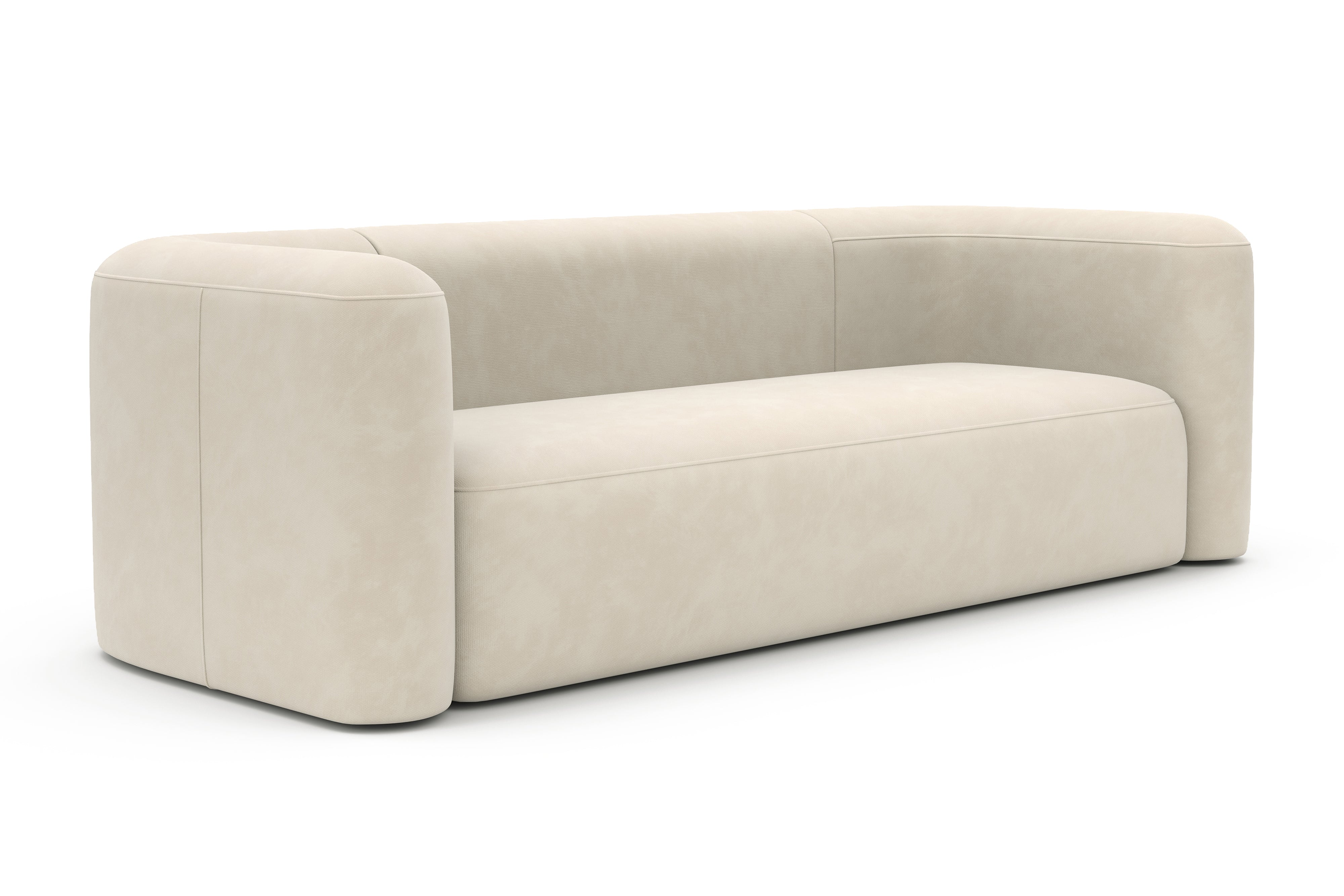 Jordyn Velvet Fabric Sofa
