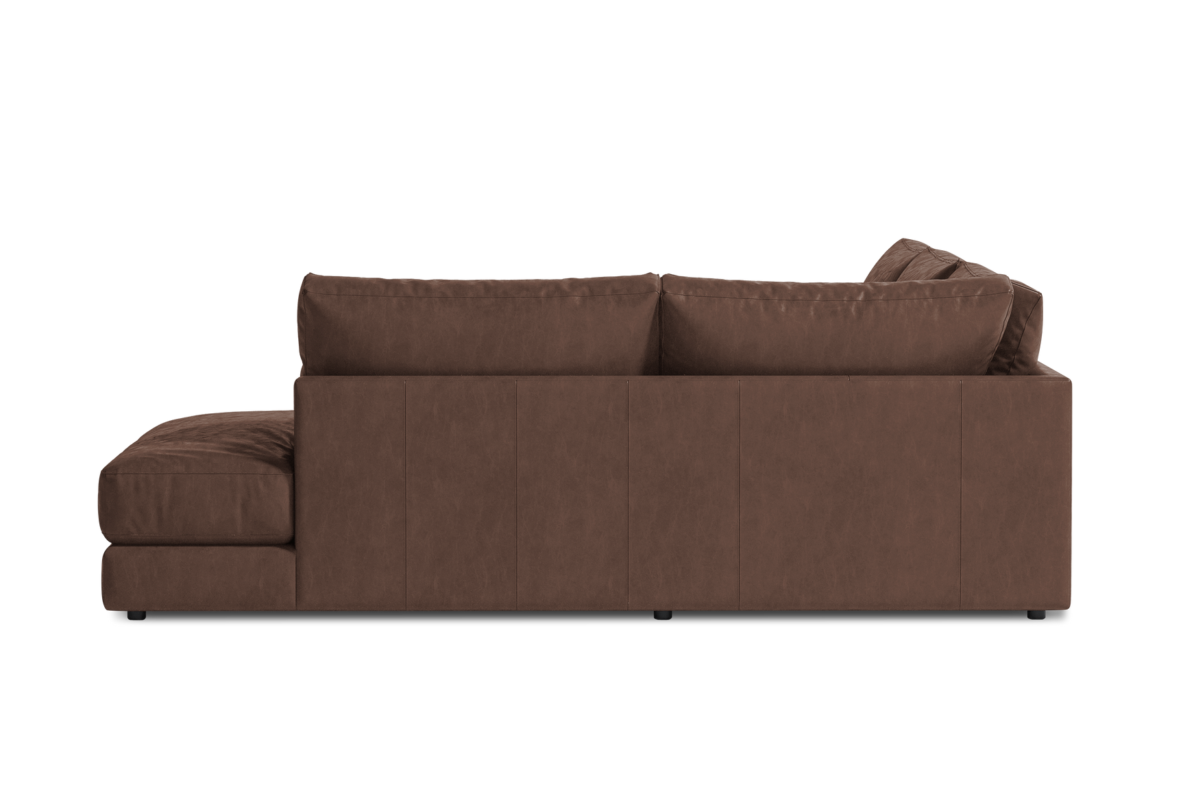 Serena Leather Sectional Sofa