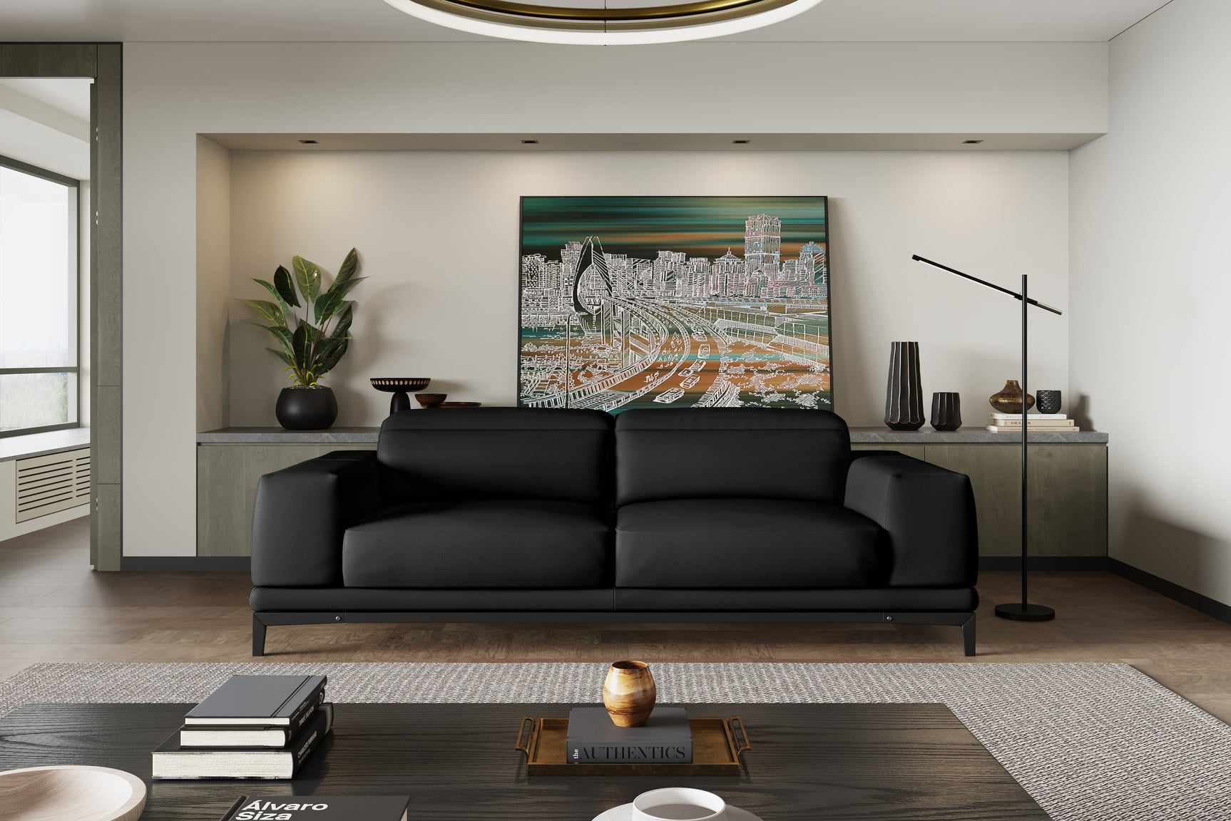 Valletta Leather Sofa