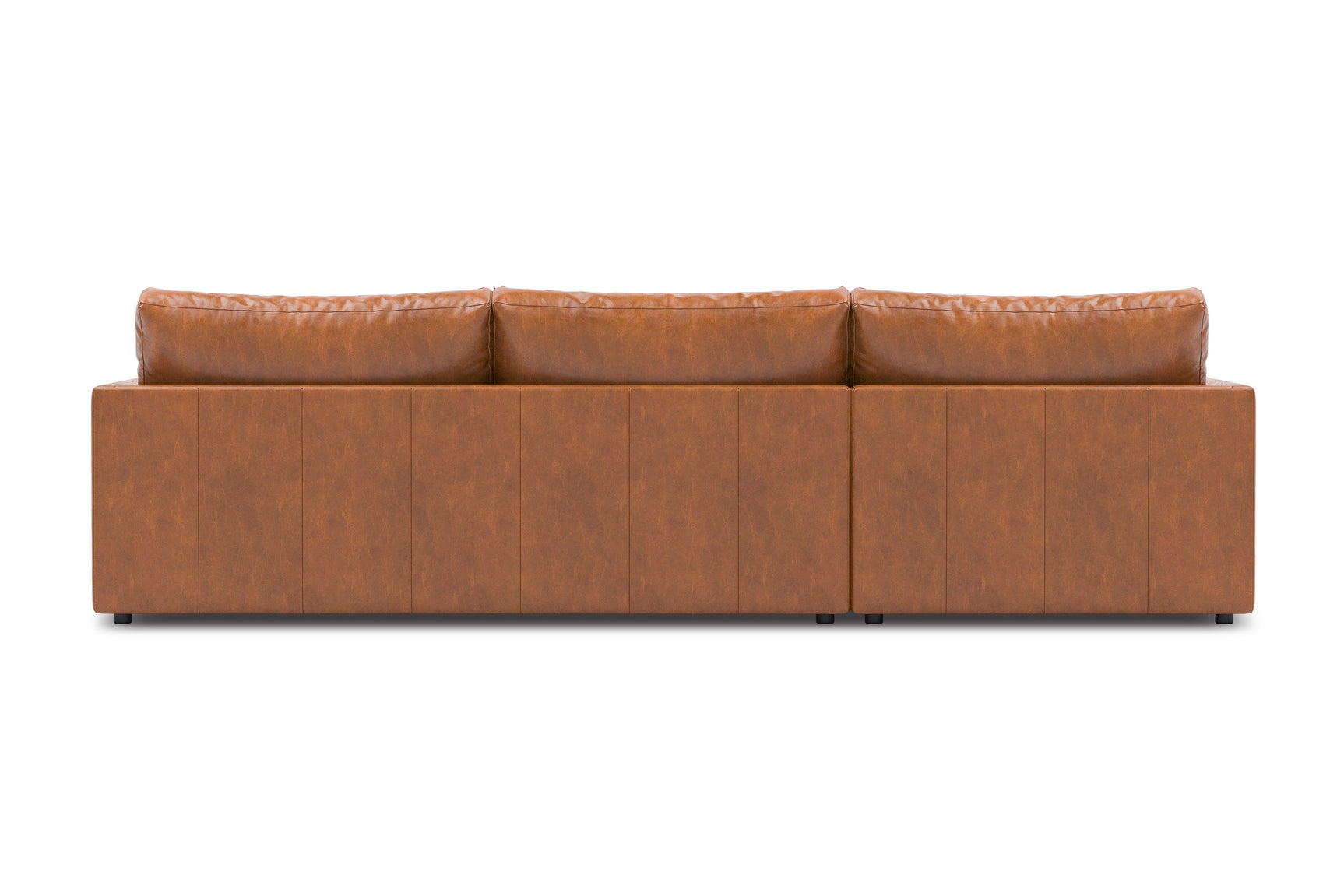Serena Leather Sectional Sofa