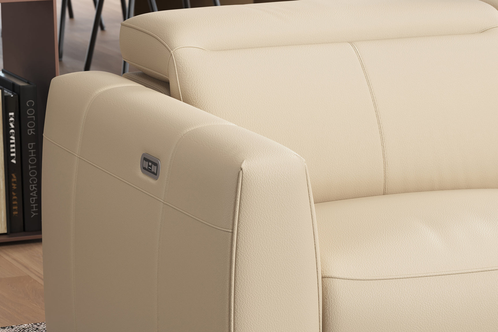 Carmen Leather Recliner Accent Chair