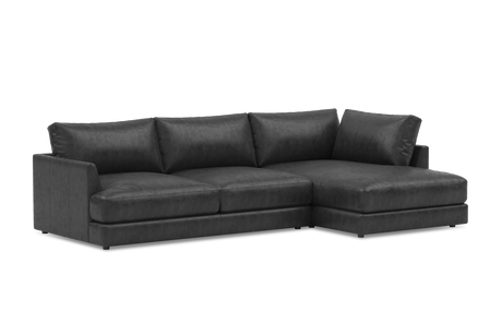 Serena Leather Sectional Sofa