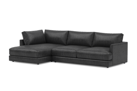 Serena Leather Sectional Sofa