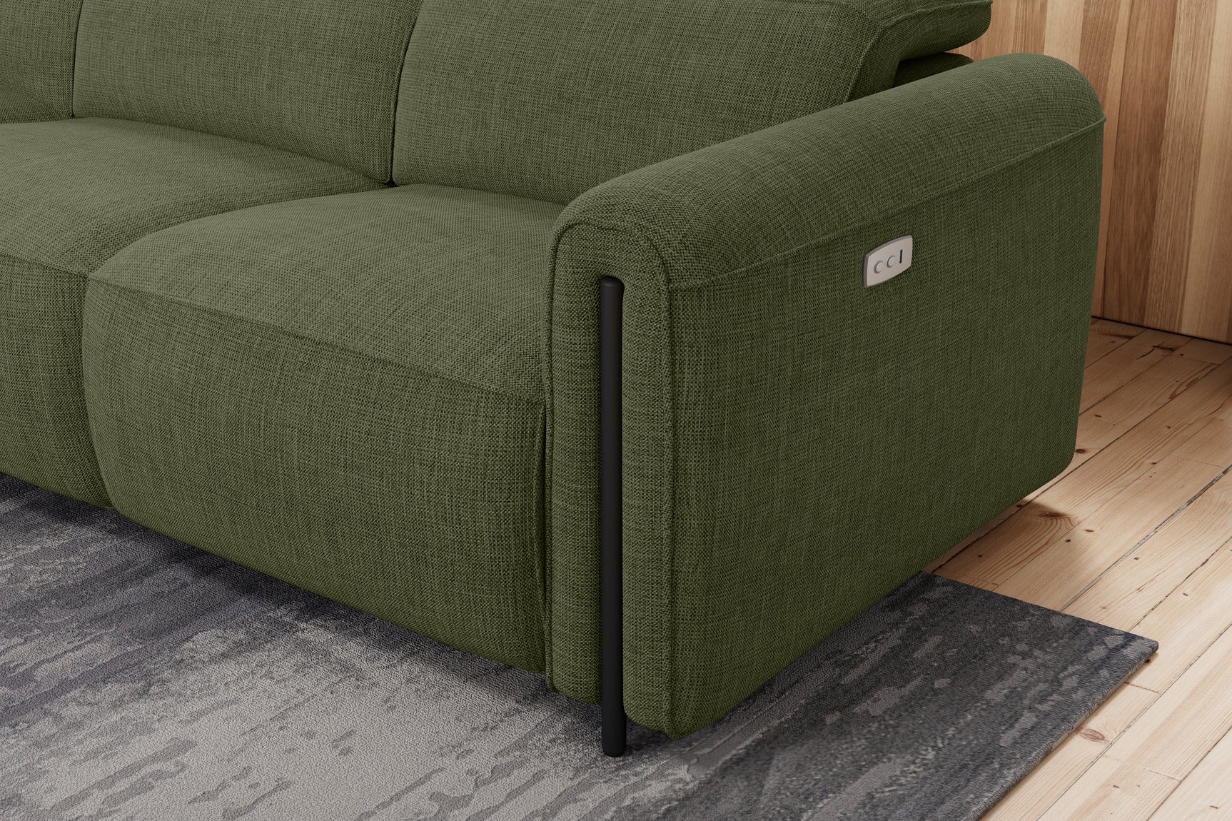 Octavia Fabric Dual Reclining Cloud Sofa