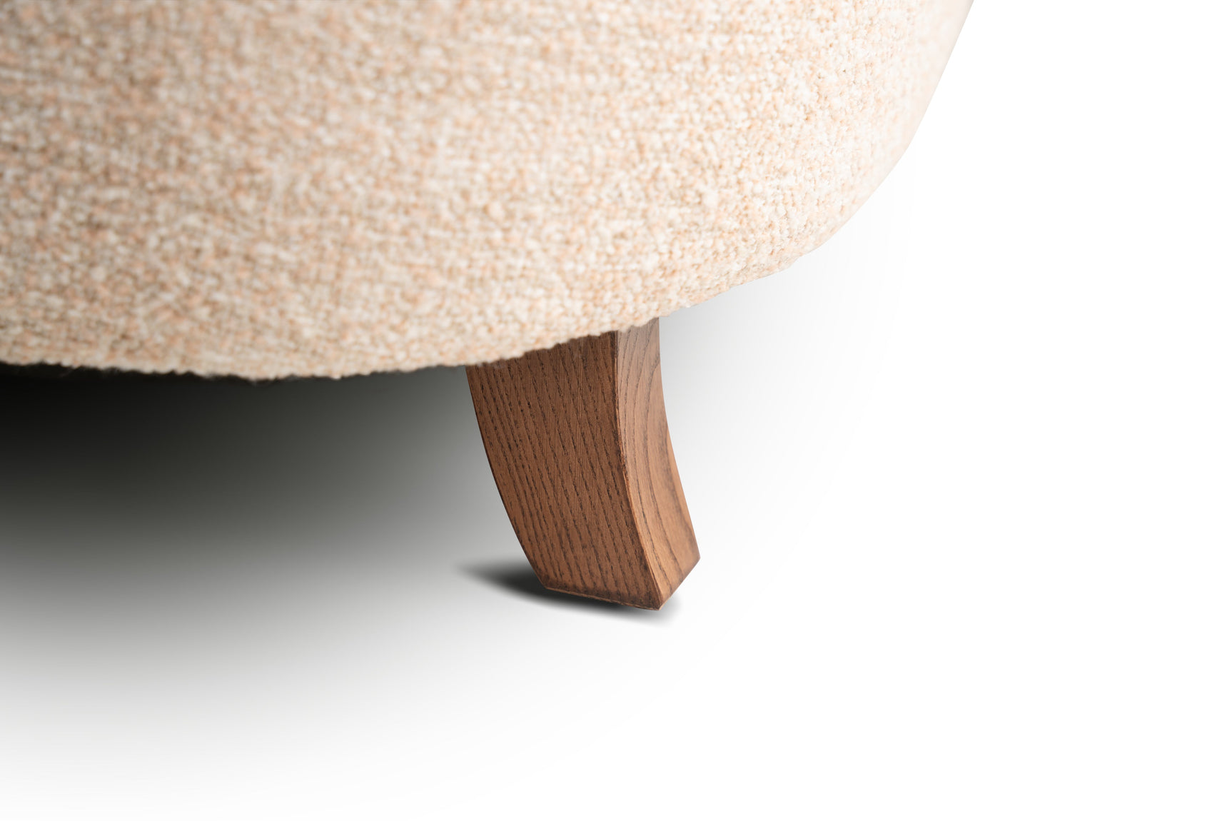 Emma Fabric & Wood Accent Chair