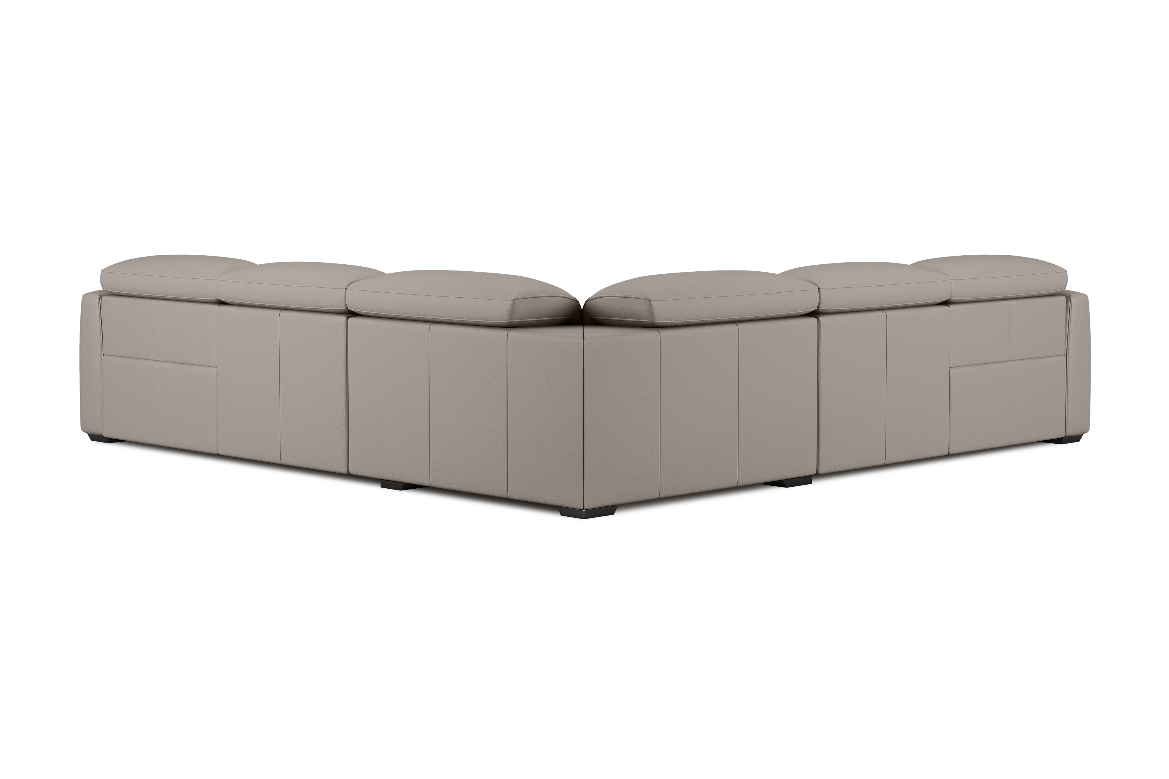 Carmen Leather Dual Recliner Corner Sectional