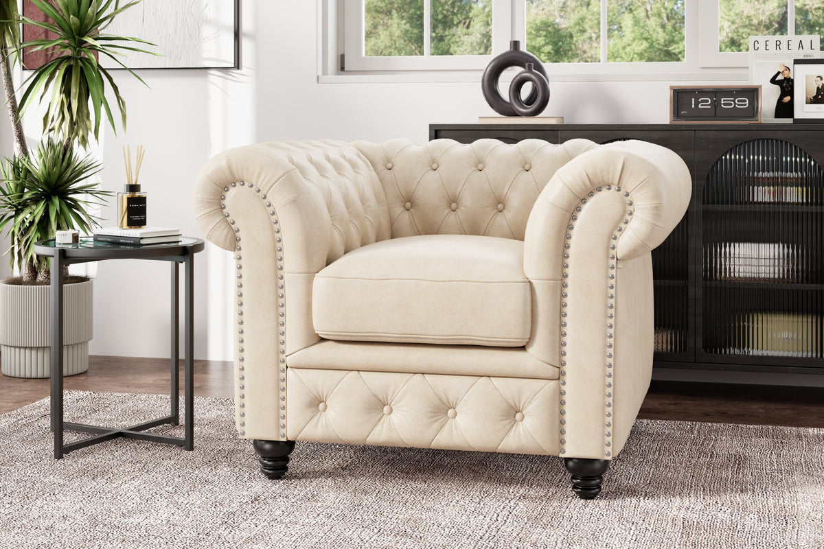 Chairs to complement chesterfield sofa hot sale