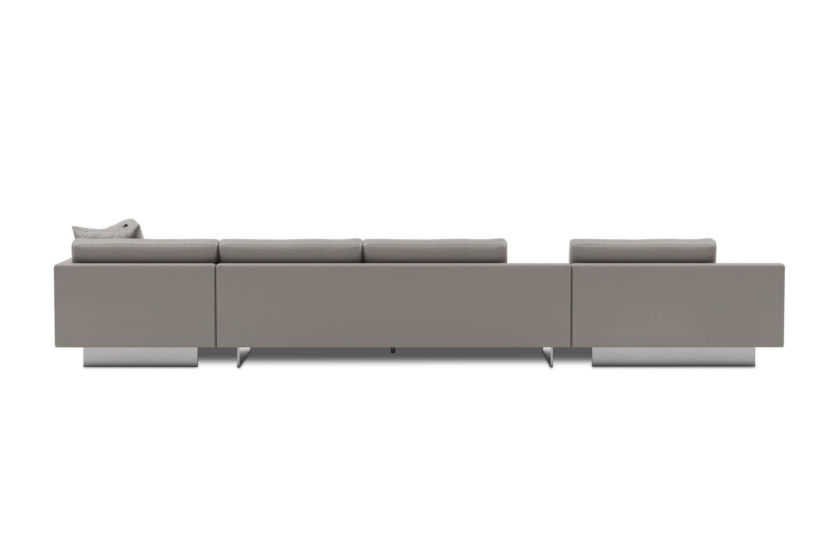 Alessandro Italian Nappa Leather Modular Sectional Sofa with Chaise