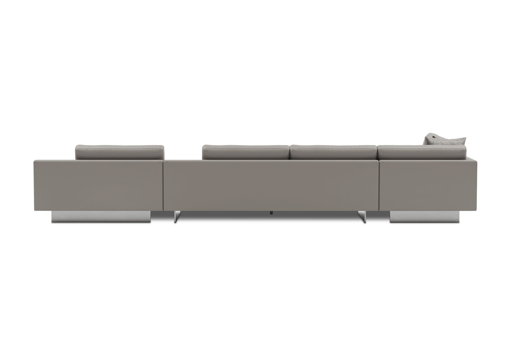 Alessandro Italian Nappa Leather Modular Sectional Sofa with Chaise