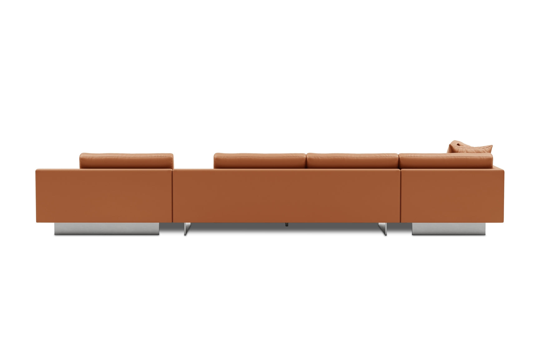 Alessandro Italian Nappa Leather Modular Sectional Sofa with Chaise