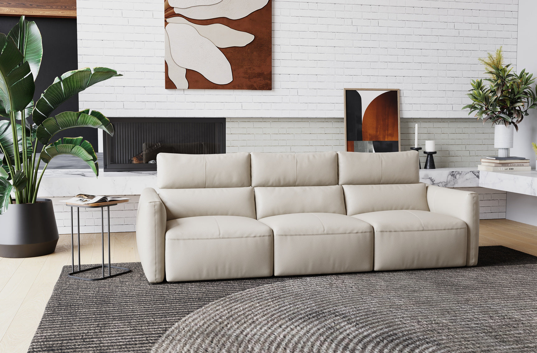 Alessia Leather Recliner Sofa