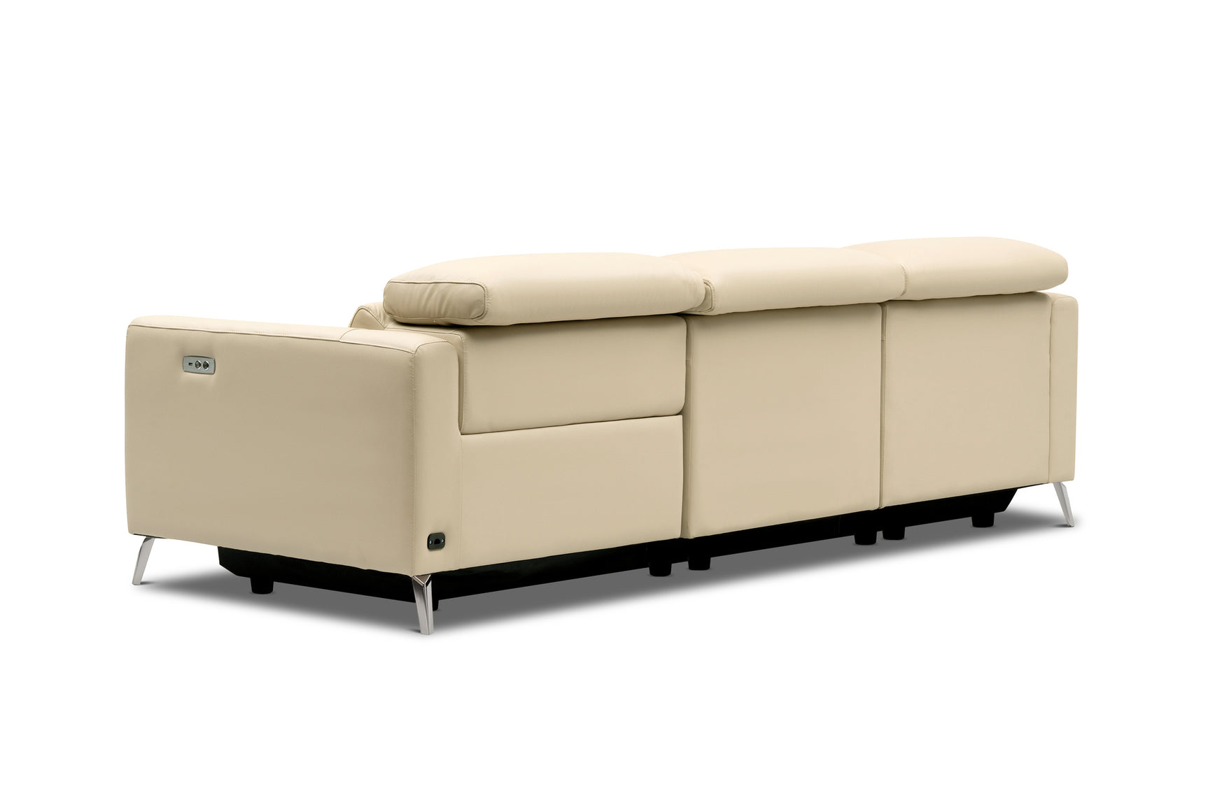 Andria Leather Reclining Sectional Sofa