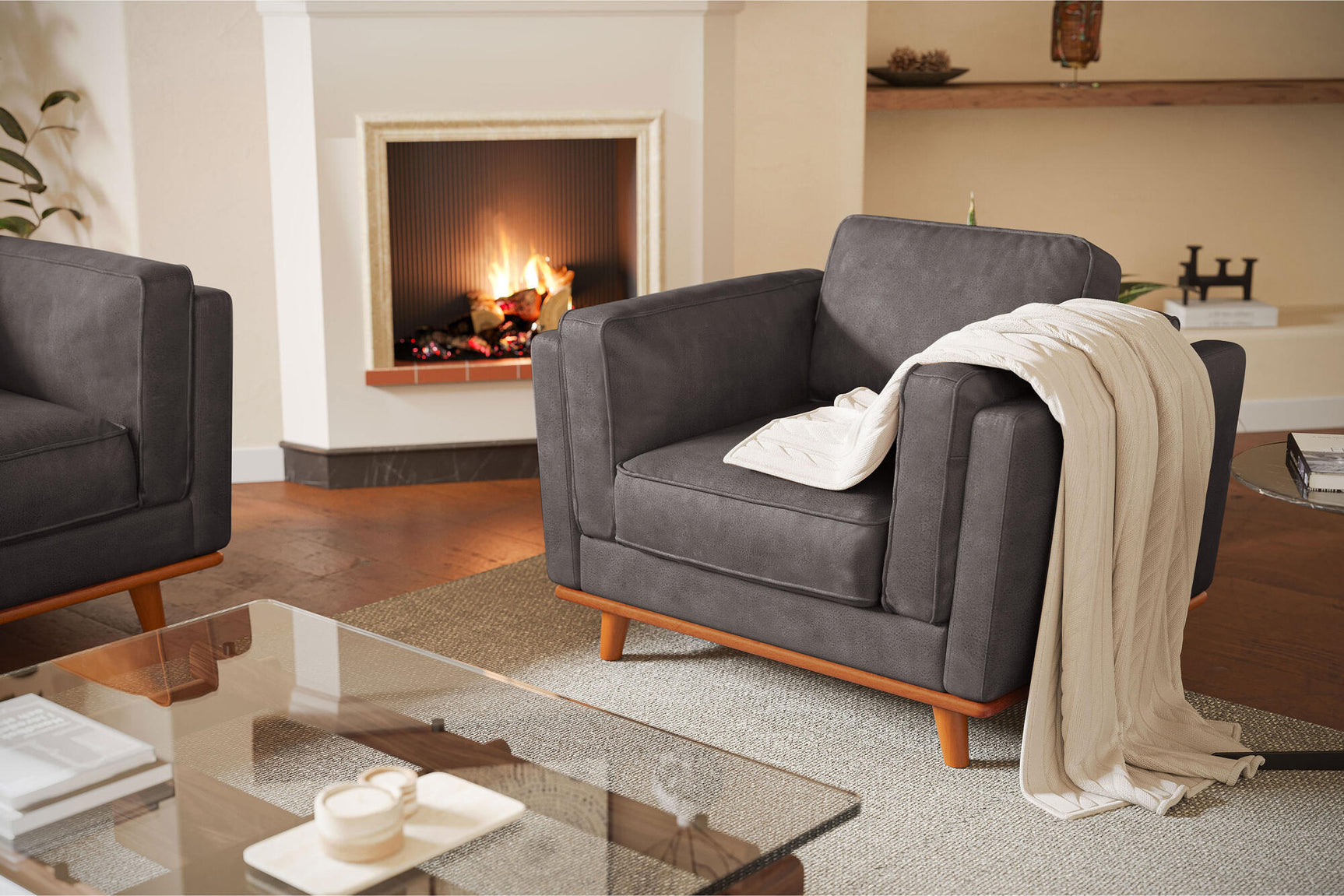 Artisan Leather Accent Chair