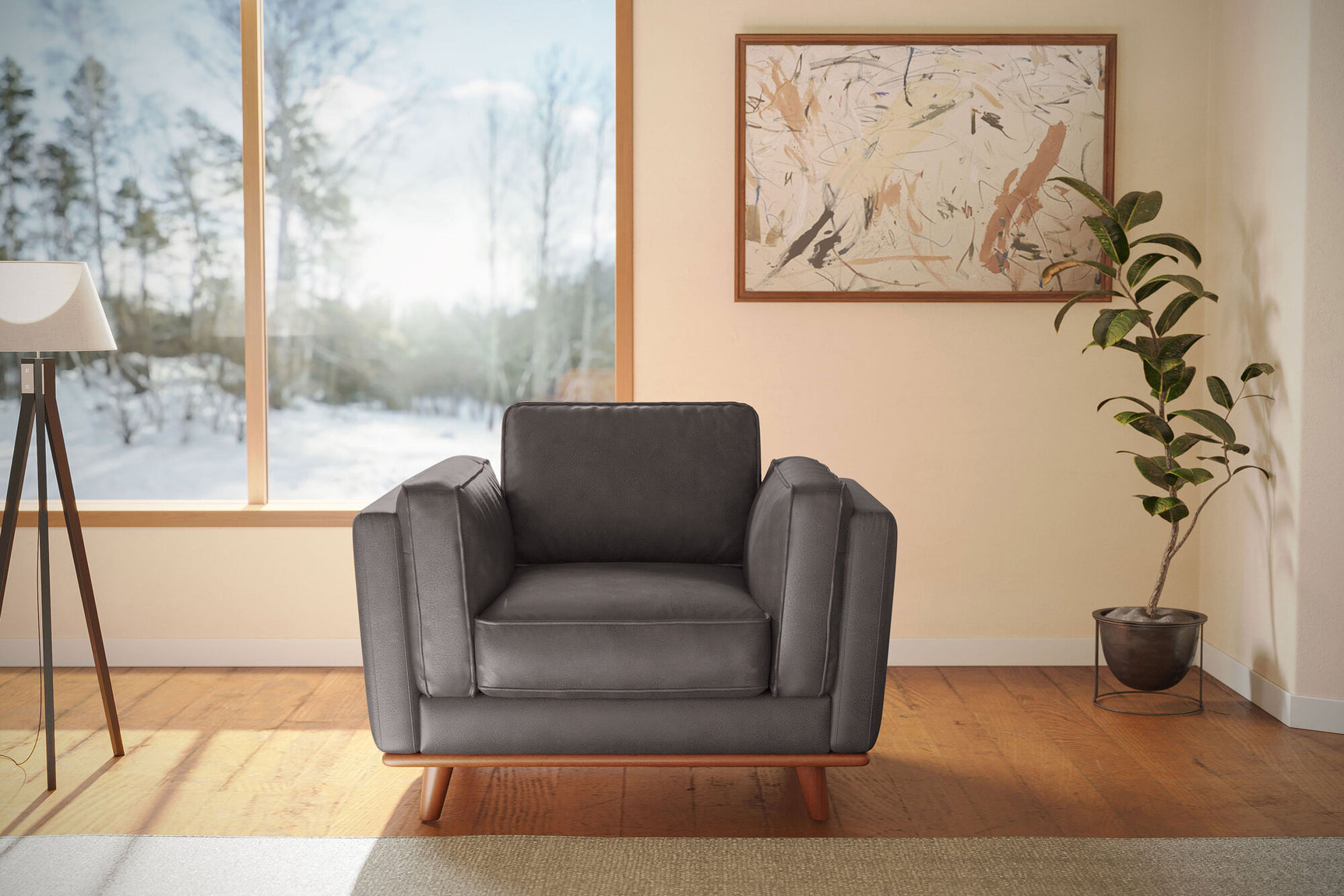 Artisan Leather Accent Chair