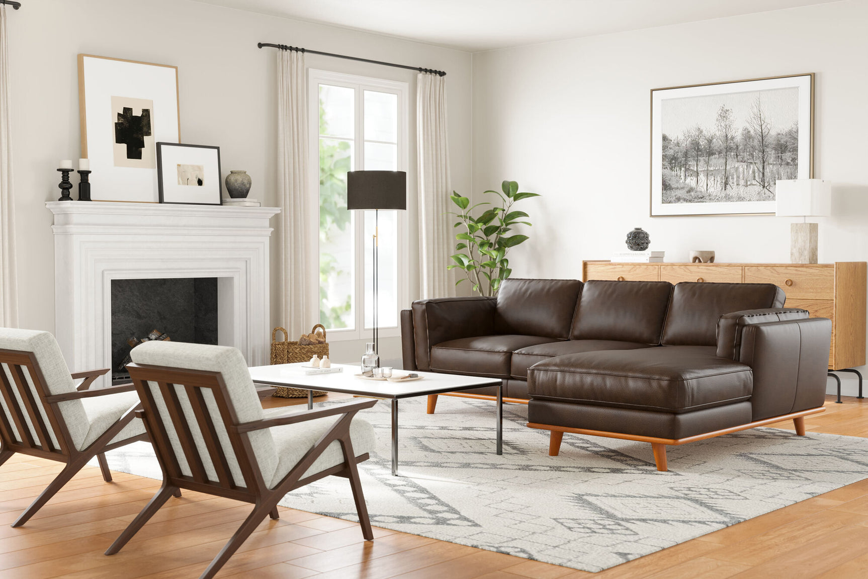 Artisan Leather Sectional Sofa