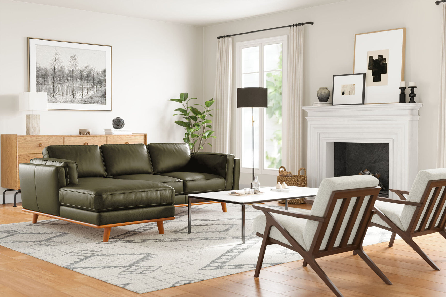 Artisan Leather Sectional Sofa