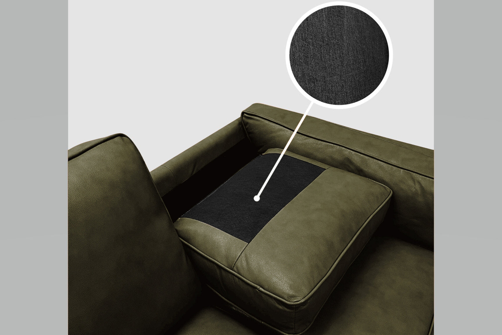 Artisan Leather Corner Sectional Sofa