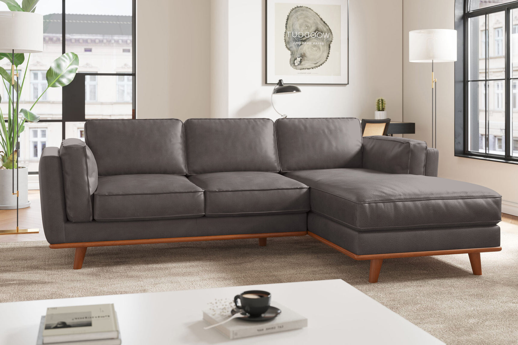 Artisan Leather Sectional Sofa