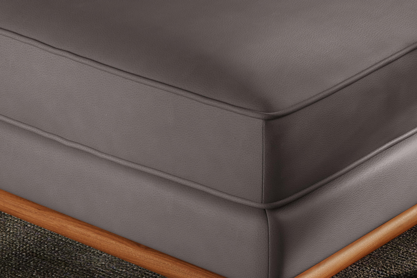 Artisan Leather Ottoman