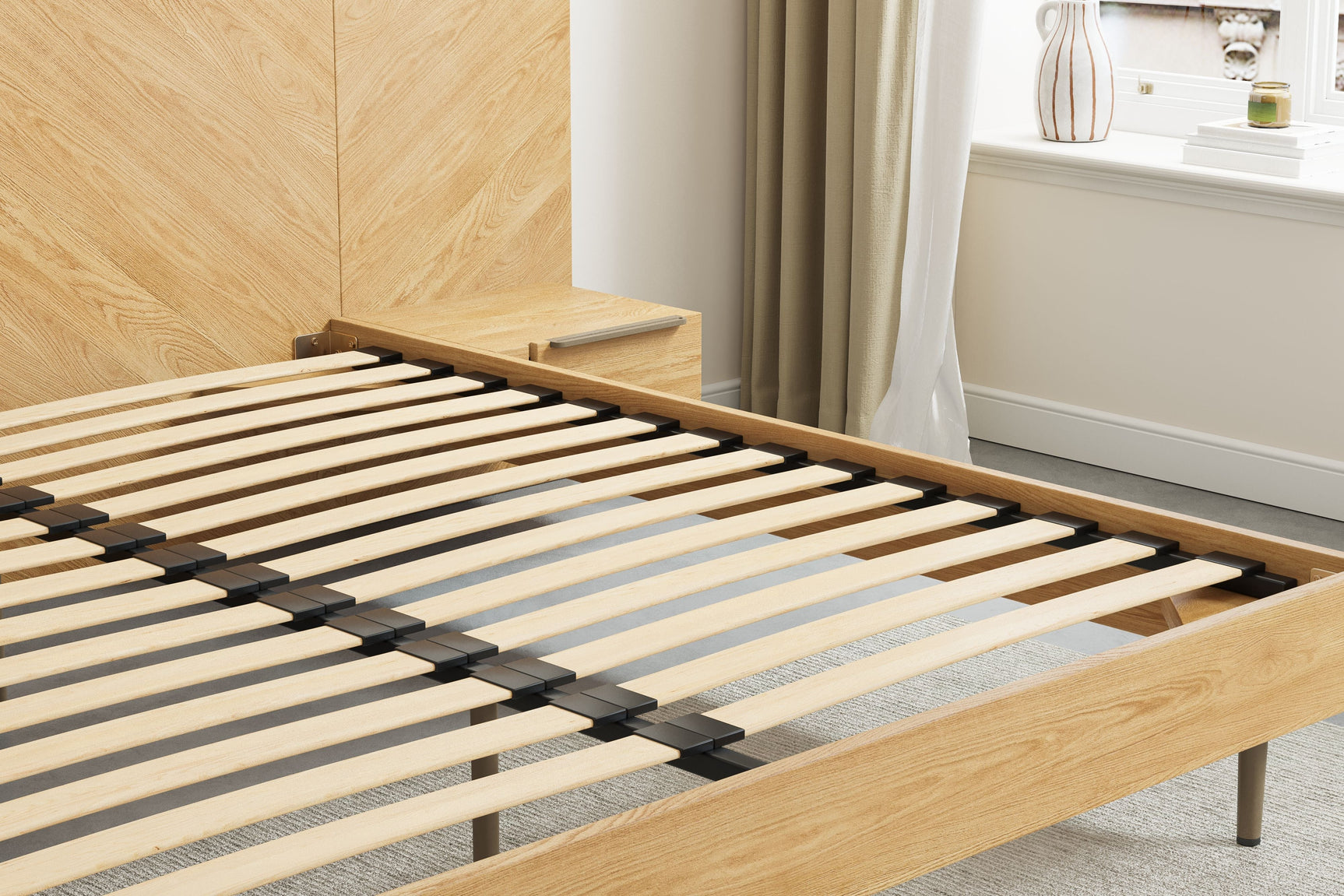 Ava Wood Bed Frame