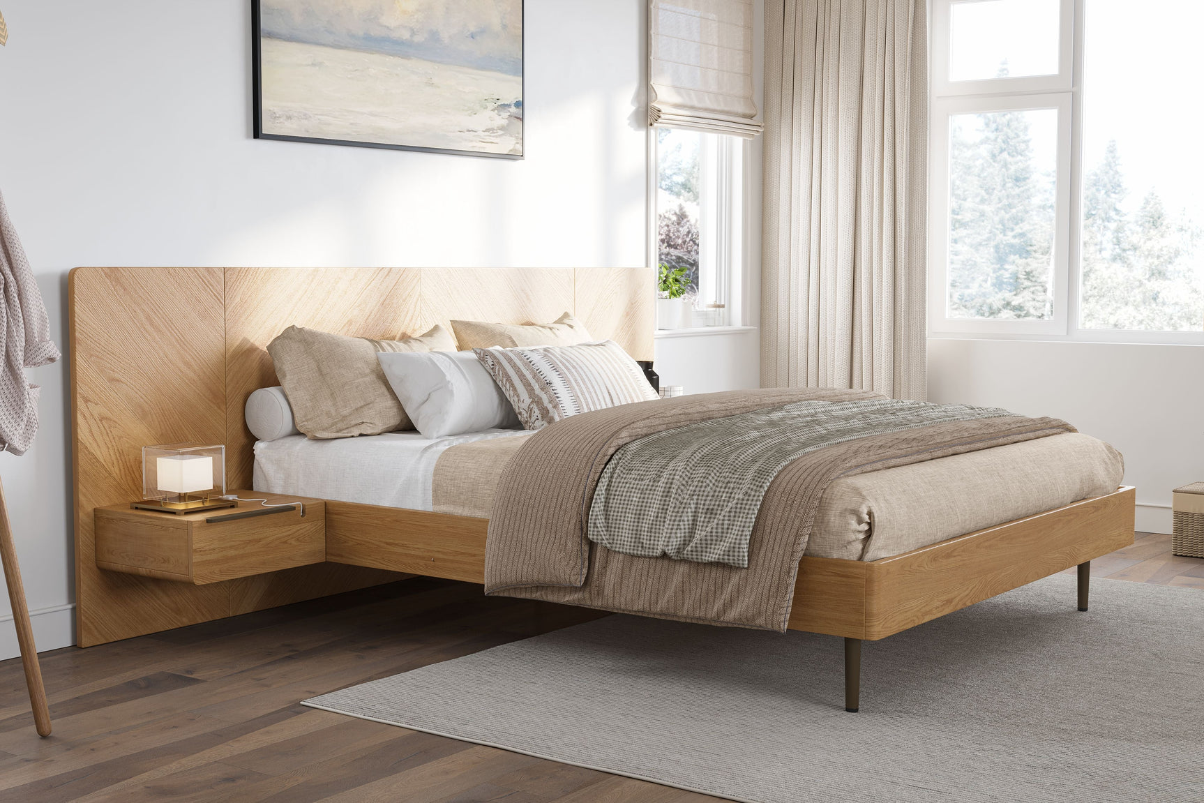 Ava Wood Bed Frame