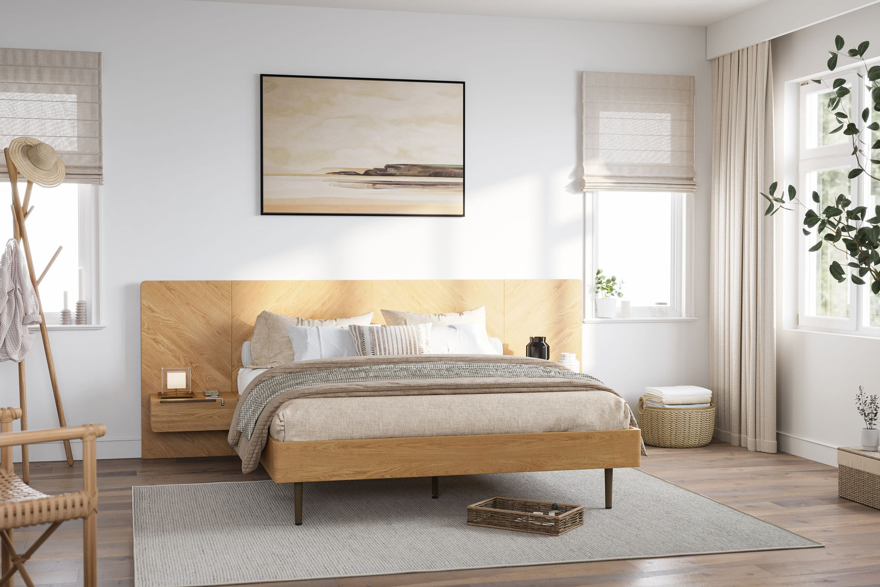 Ava Wood Bed Frame