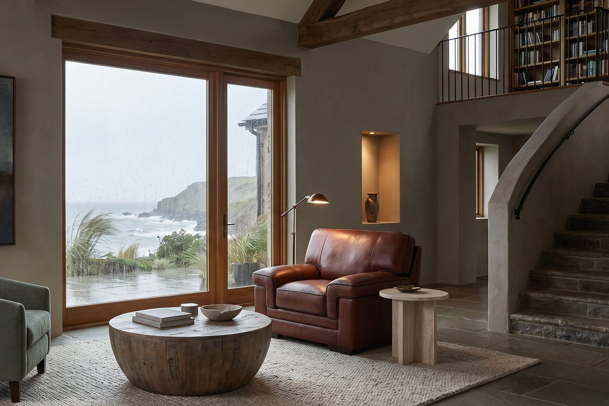 Bennett Leather Accent Chair