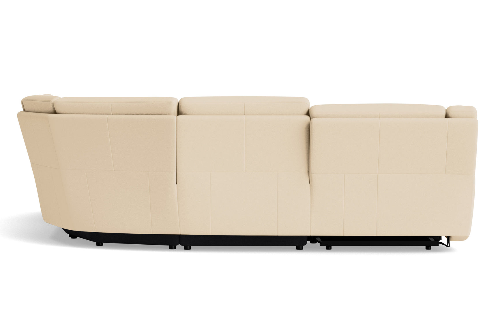 Brianna Leather Recliner Corner Sectional