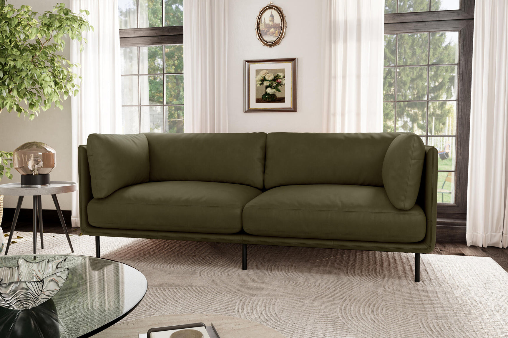 Chloe Leather Sofa