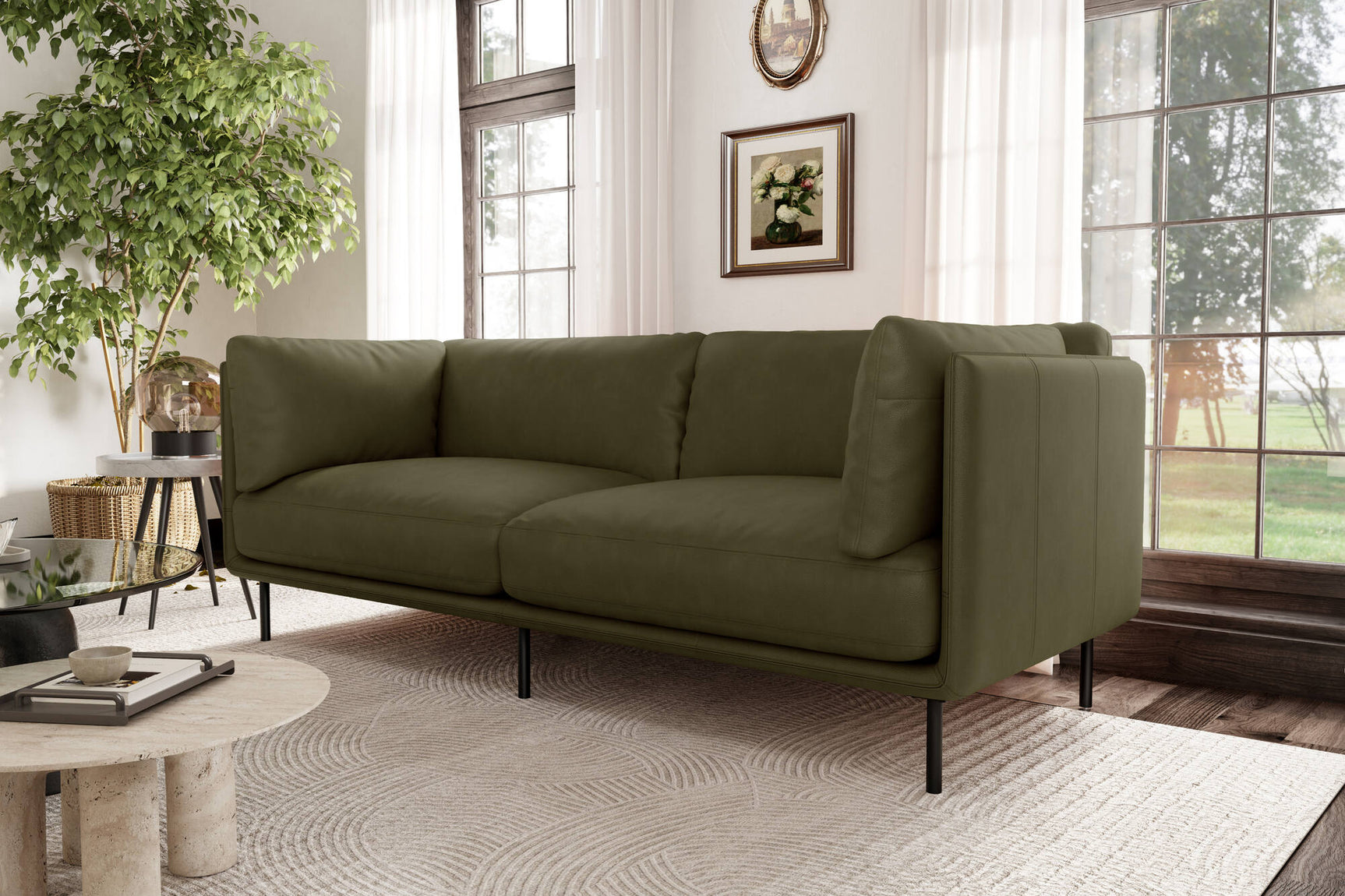 Chloe Leather Sofa