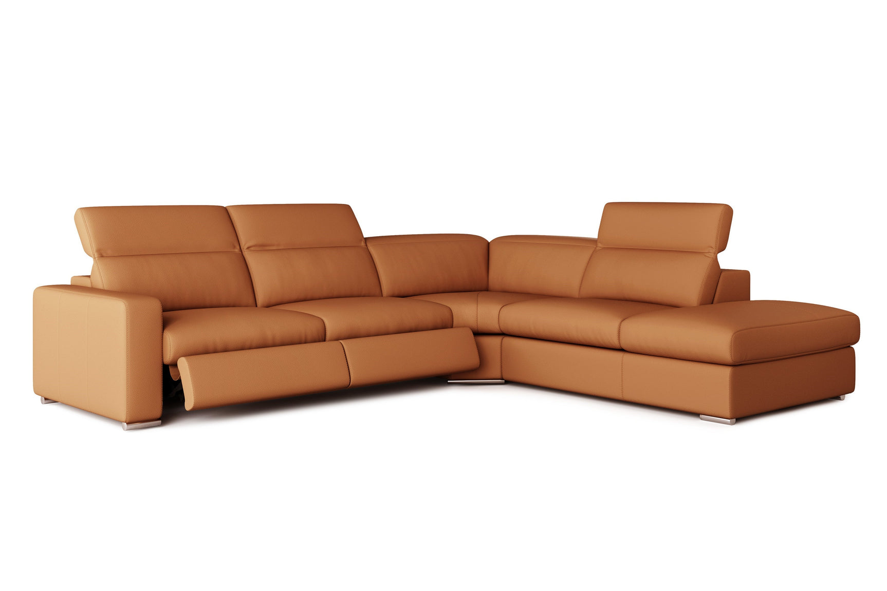 Clara Leather Recliner Sectional Sofa