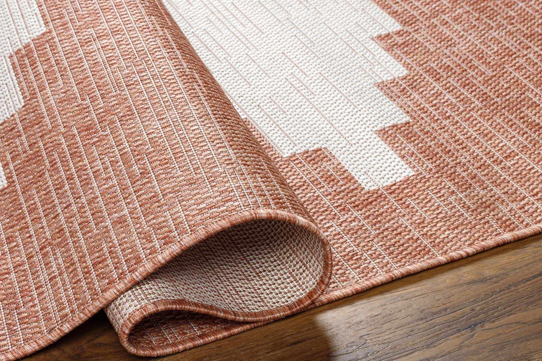 Djugun Peach Fuzz Indoor & Outdoor Area Rug