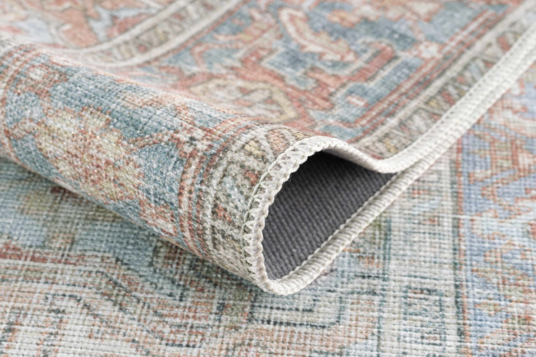 Rust Maayon Washable Rug
