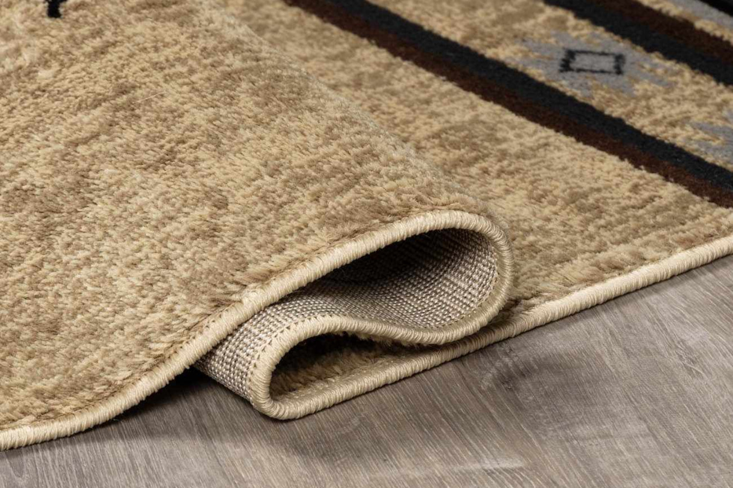 Buckhaven Brown Aztec Carpet