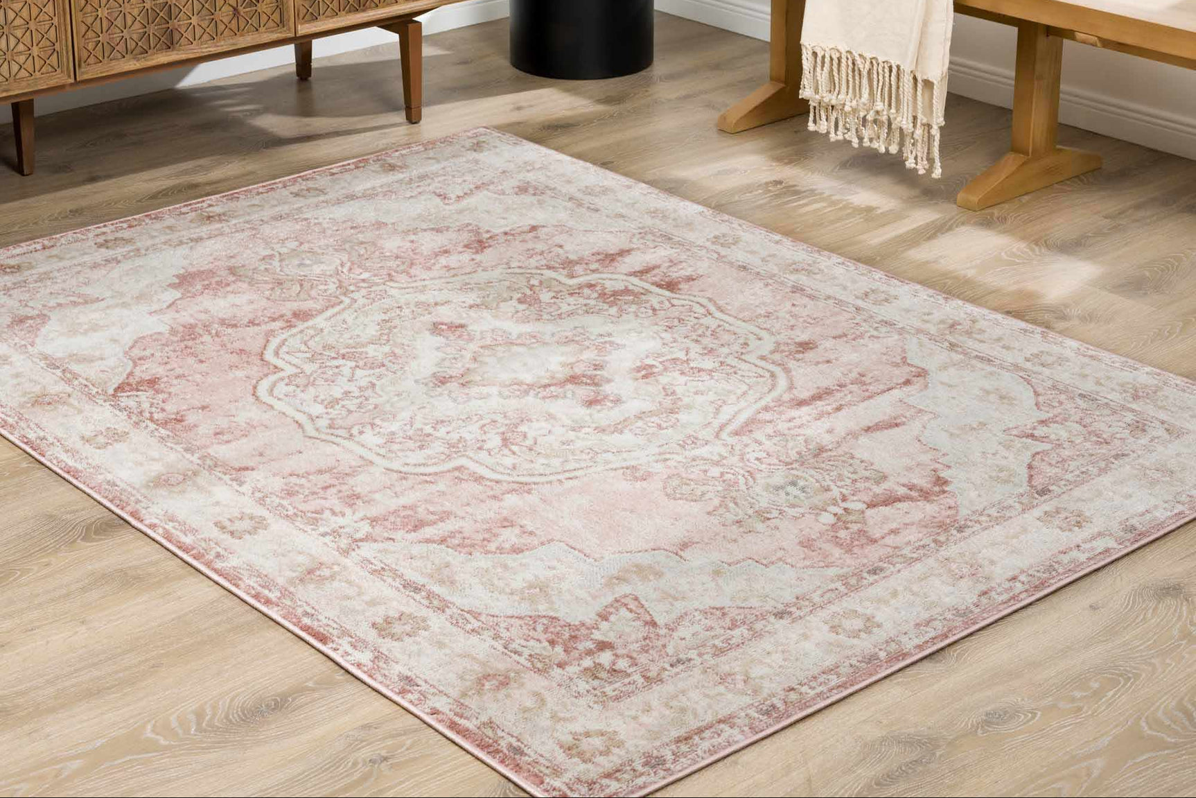Kandos Blush & Light Pink Area Rug