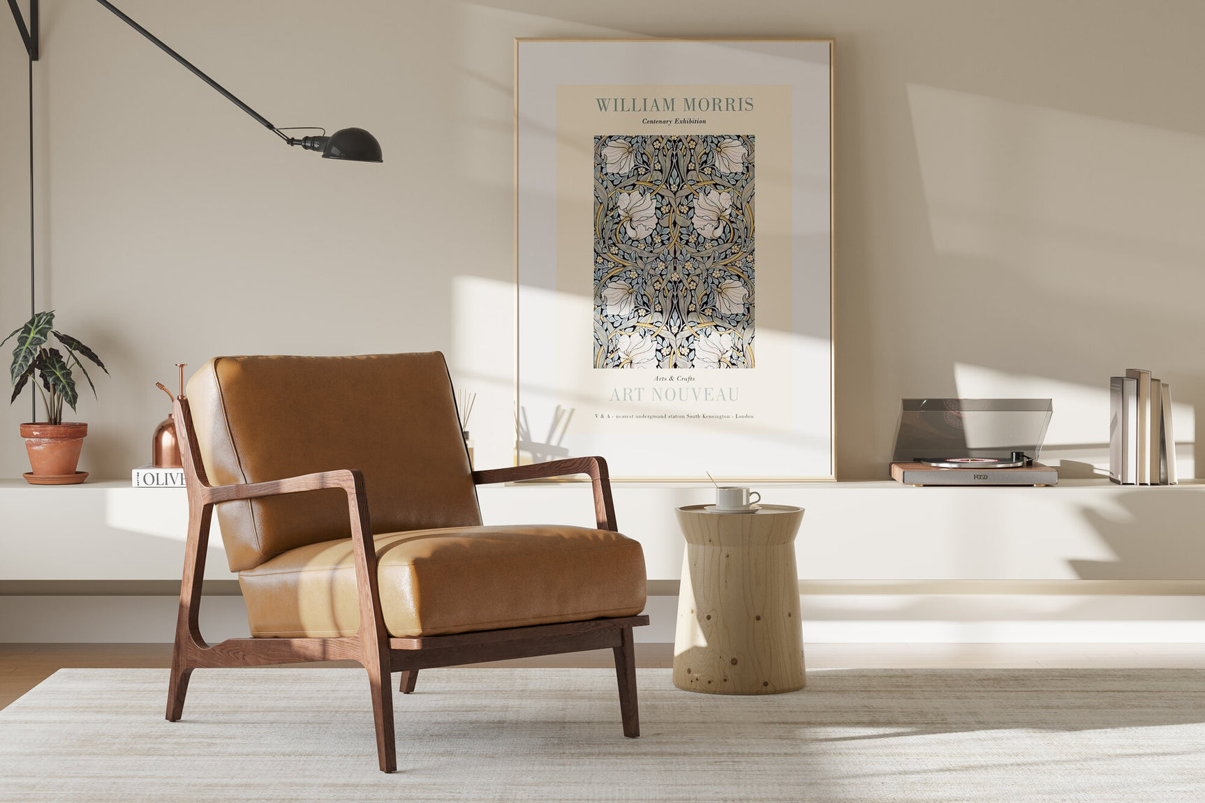 Ella Leather Accent Chair