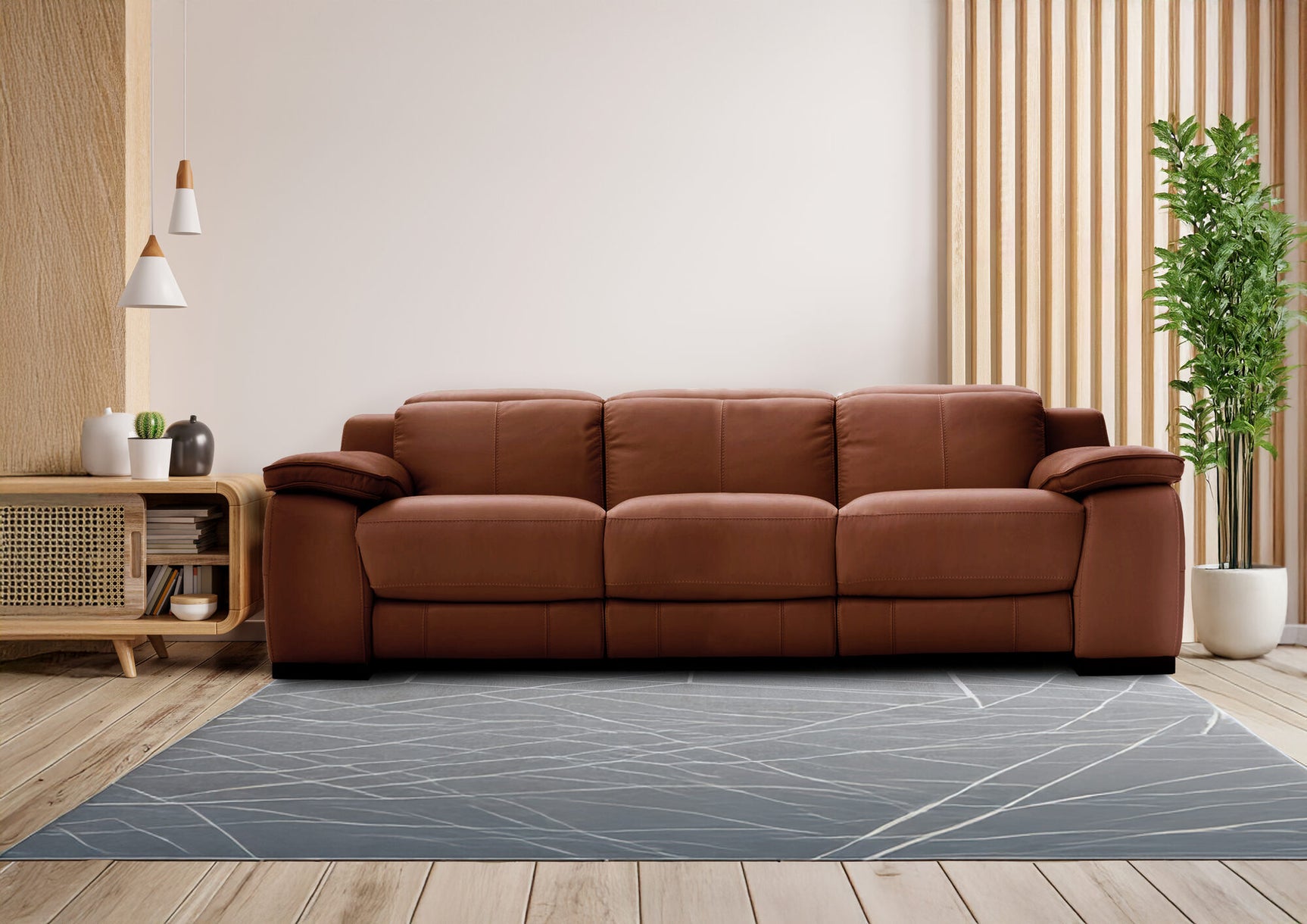 Ellie Leather Sofa
