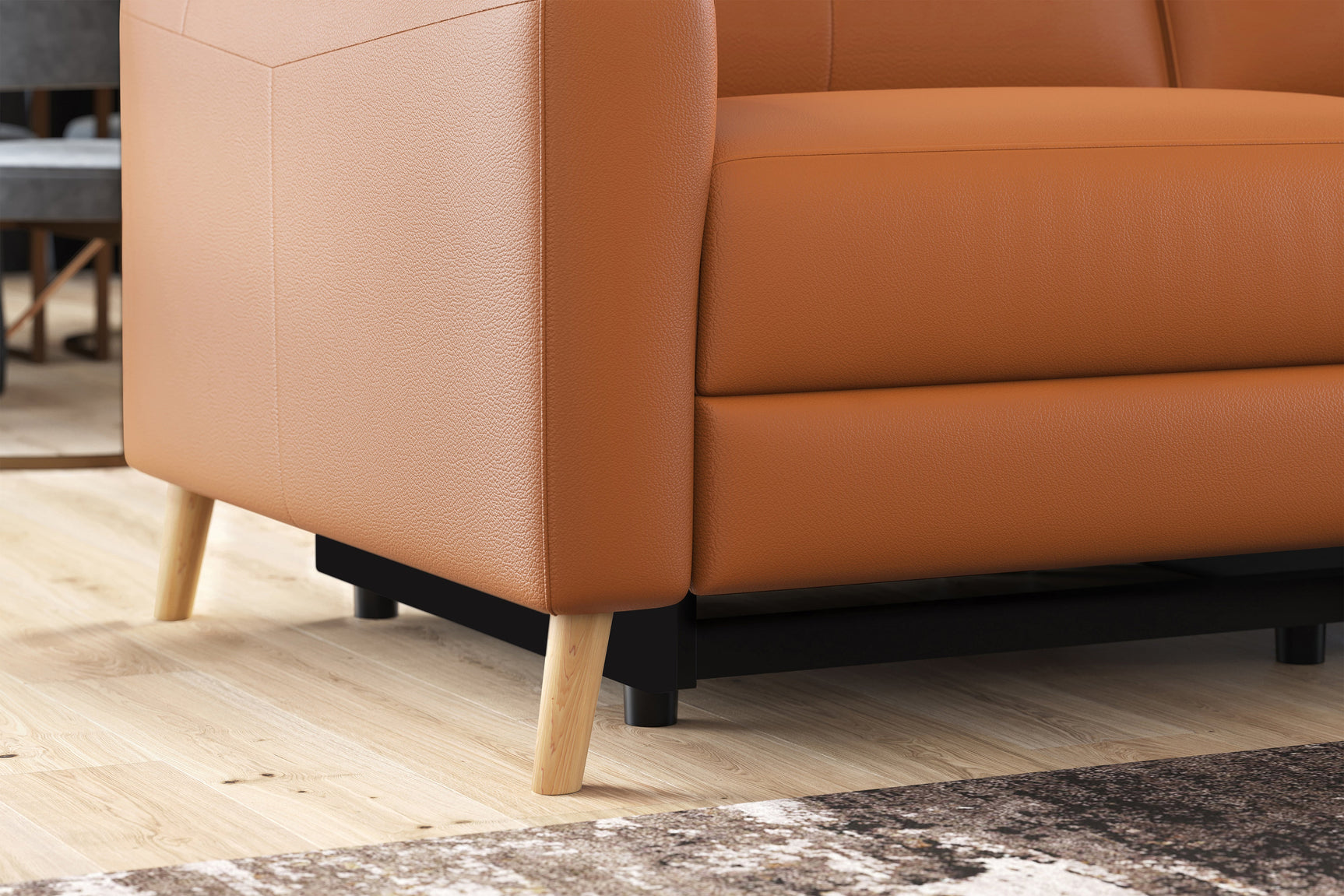 Elodie Leather Recliner Sectional Sofa