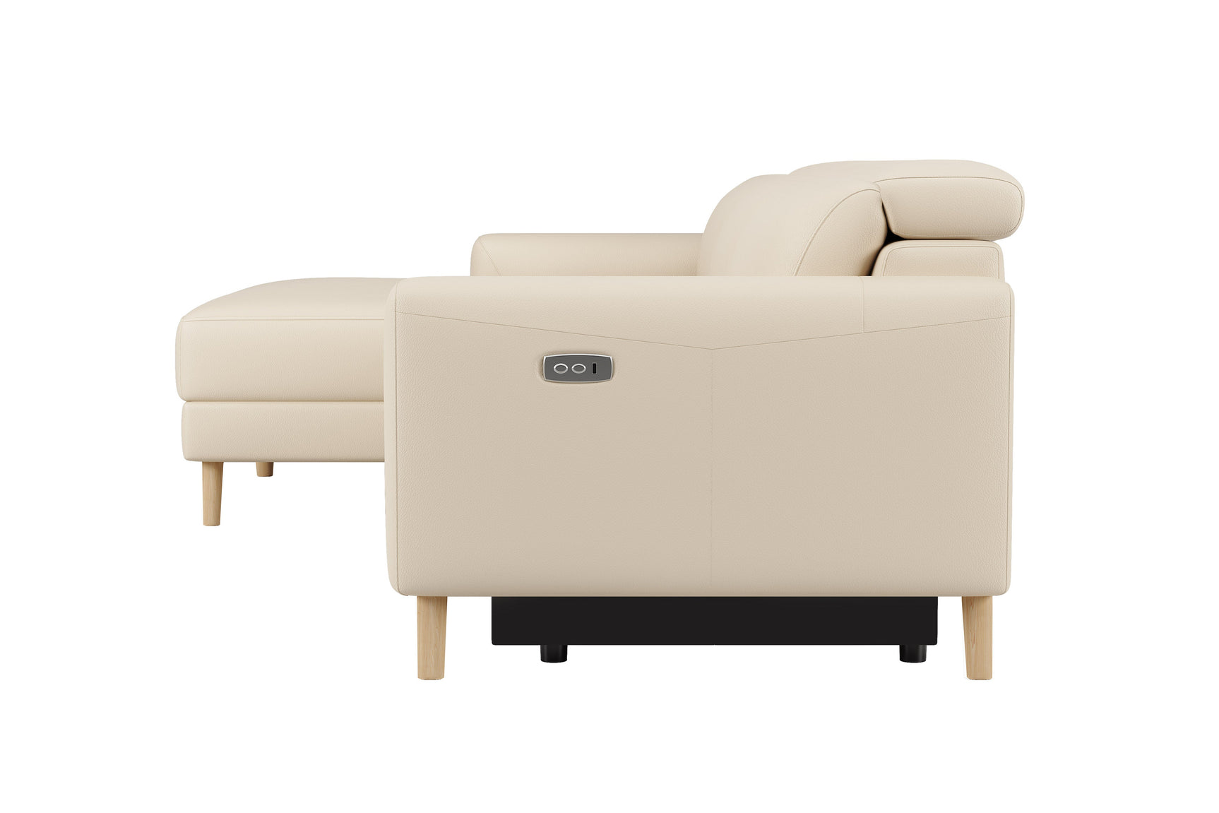 Elodie Leather Recliner Sectional Sofa