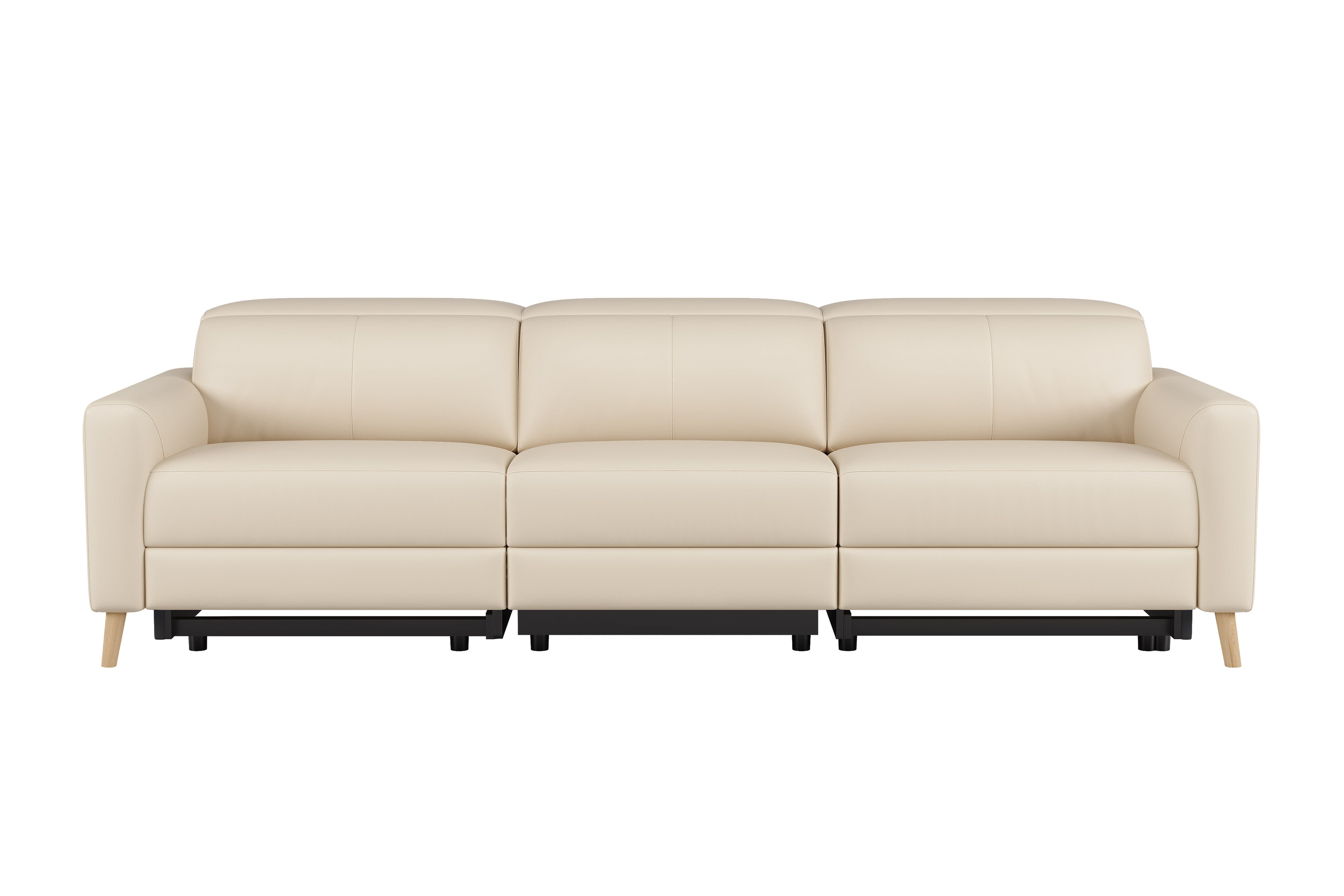 Elodie Leather Dual Recliner Sofa