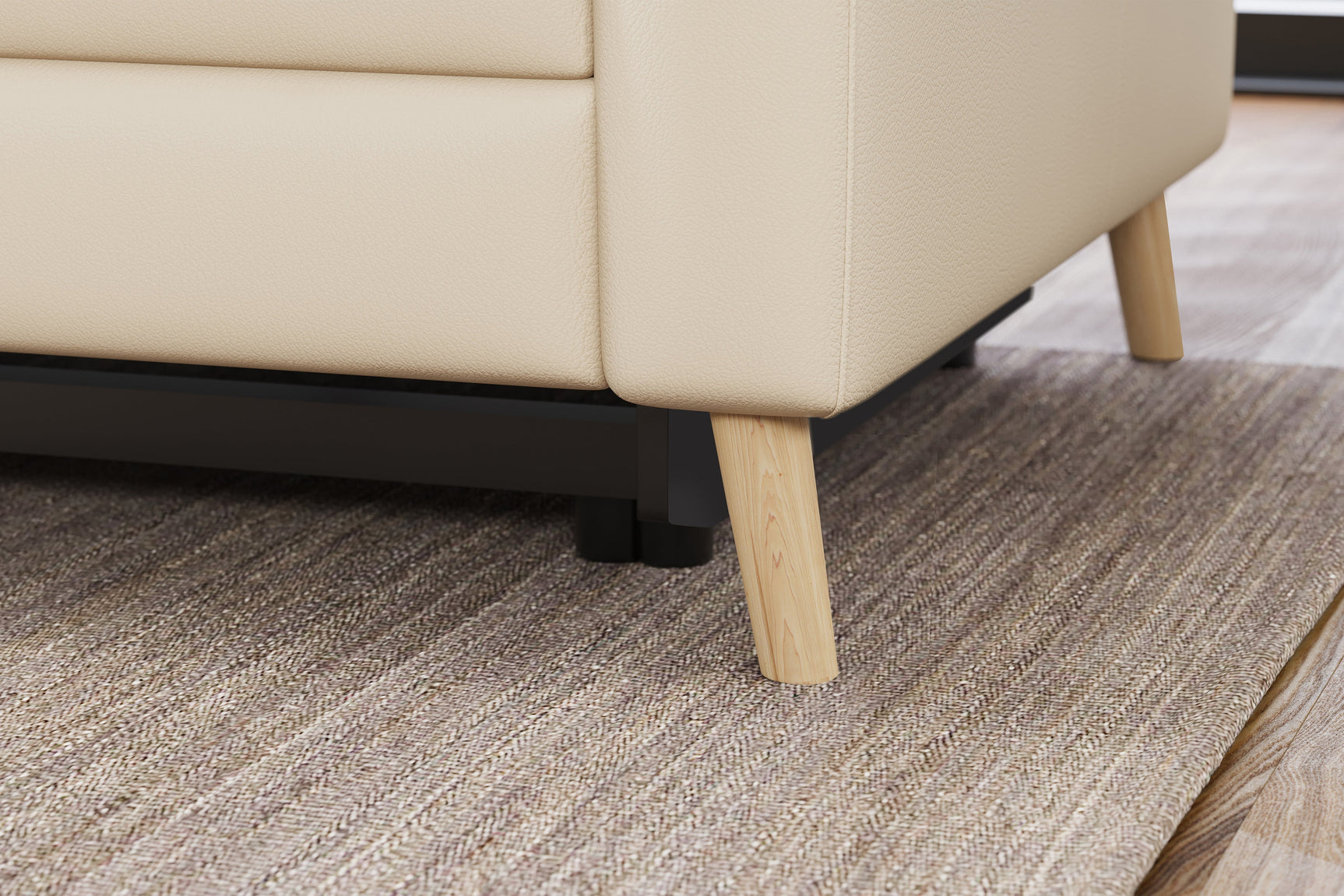 Elodie Leather Recliner Sectional Sofa