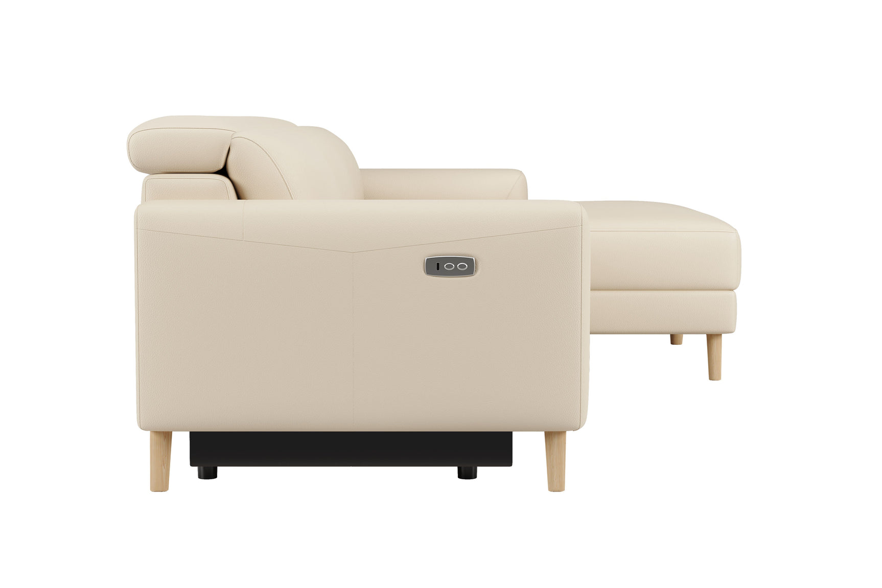 Elodie Leather Recliner Sectional Sofa