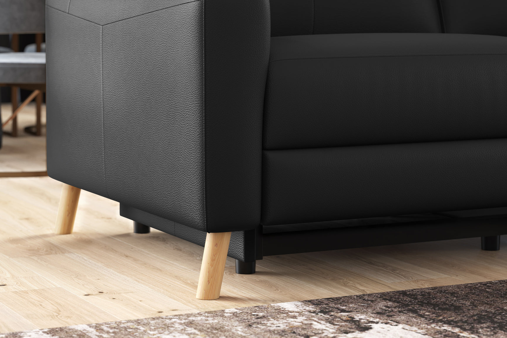 Elodie Leather Accent Chair