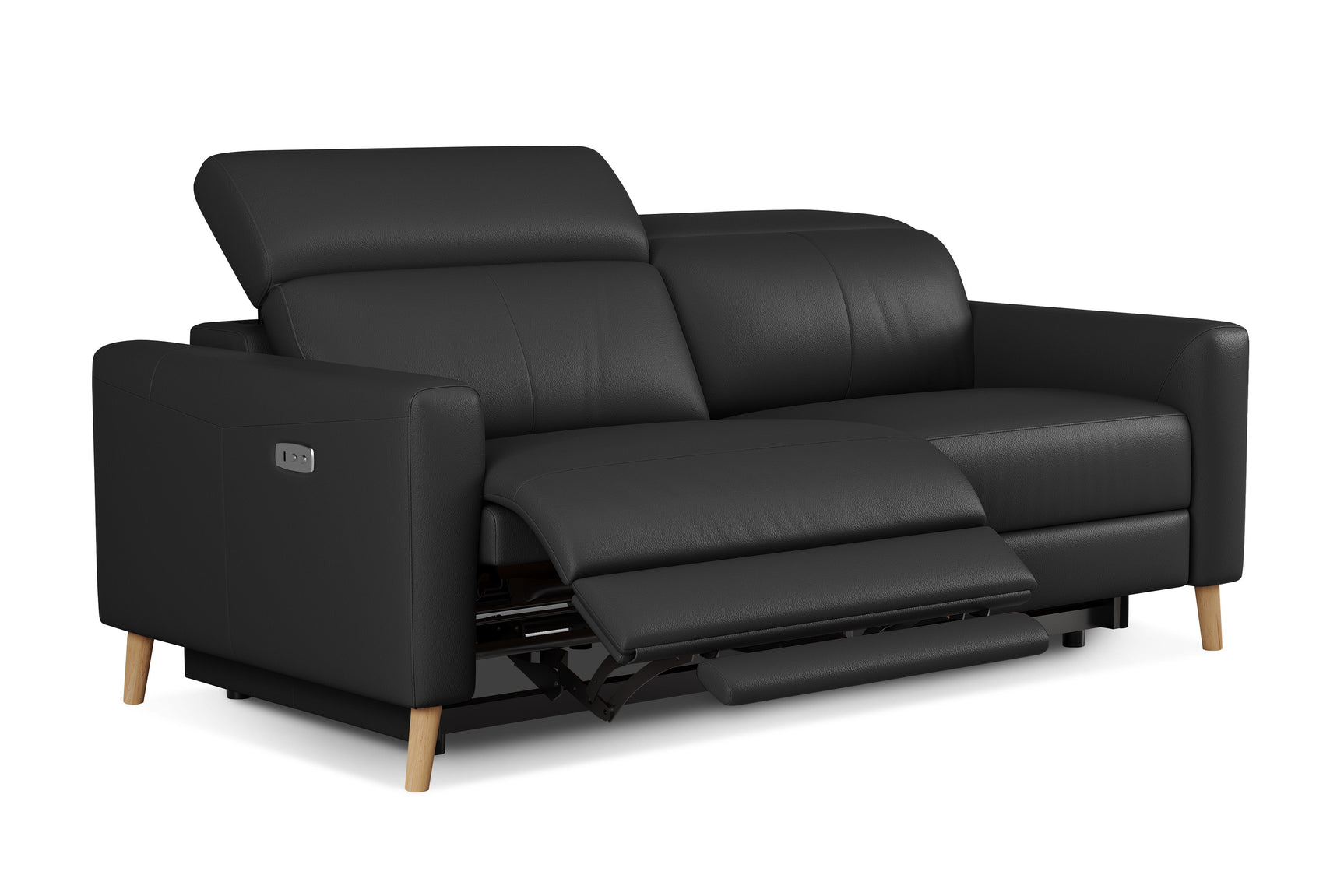 Elodie Leather Dual Recliner Sofa