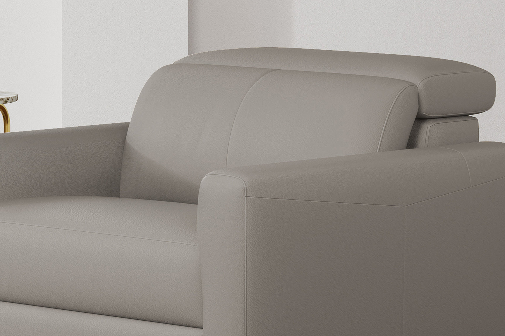 Elodie Leather Accent Chair