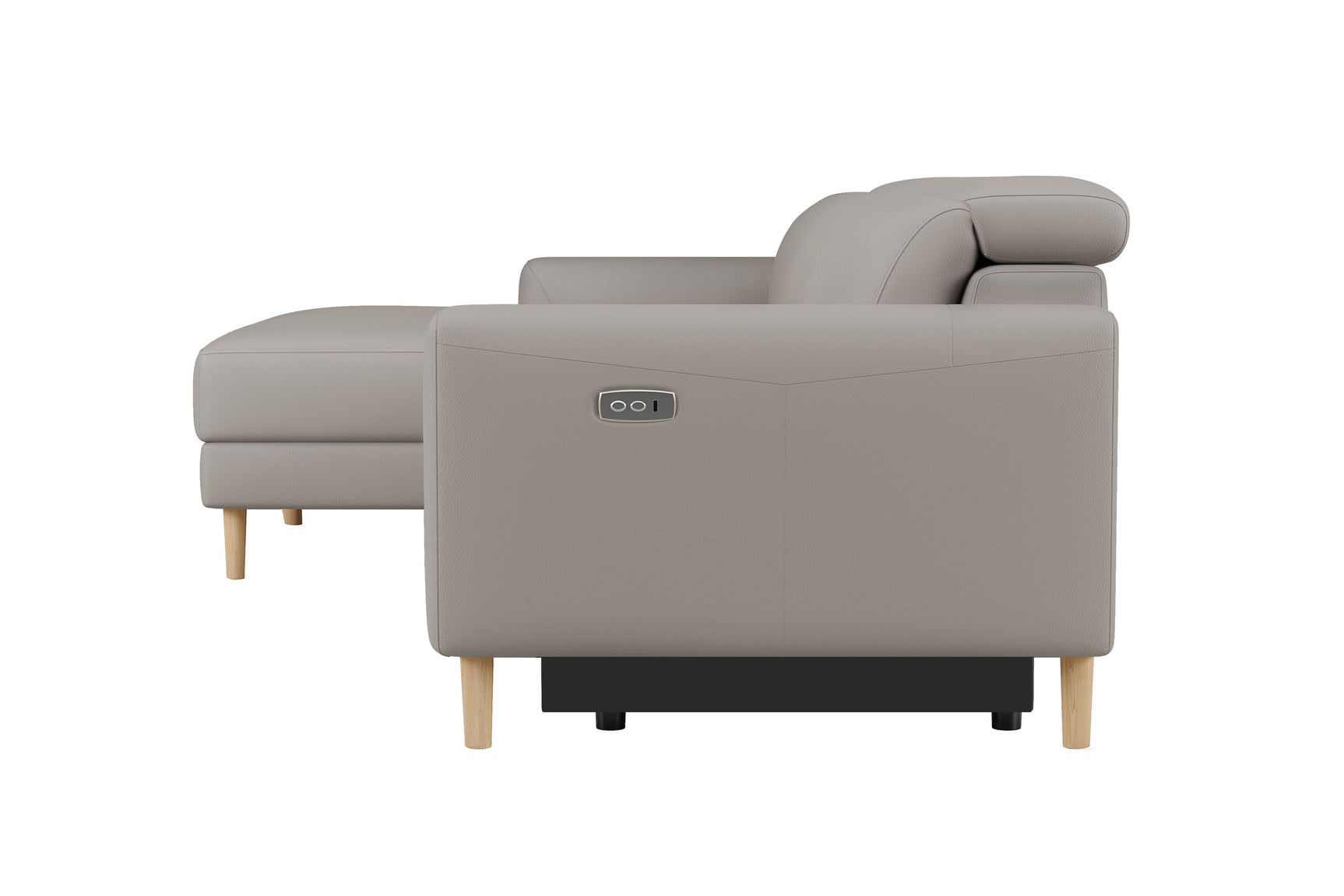 Elodie Leather Recliner Sectional Sofa